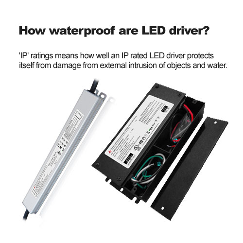 How waterproof are LED driver?