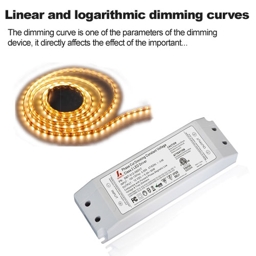 Linear and logarithmic dimming curves