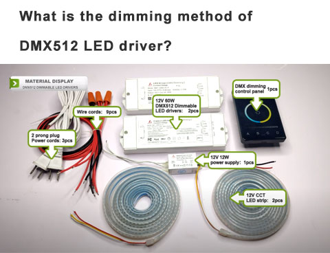 What is the dimming method of DMX512 LED driver?