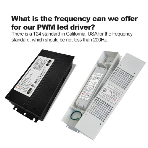 What is the frequency can we offer for our PWM led driver?