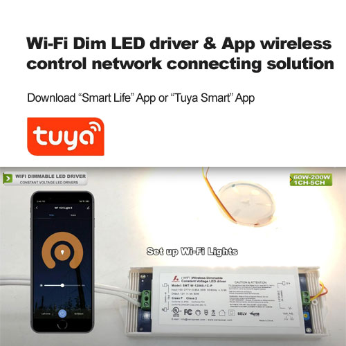 How to use WiFi Dim driver to connect to Smart Tuya App for language control