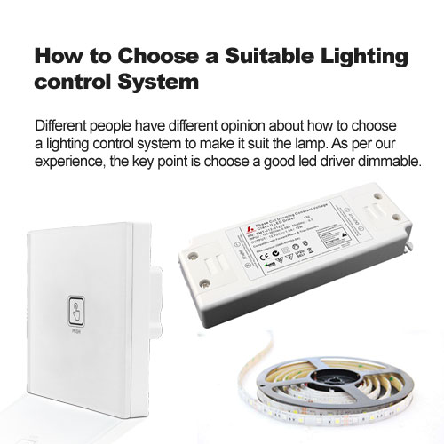 How to Choose a Suitable Lighting control System