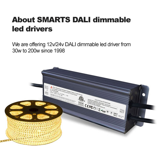 About SMARTS DALI dimmable led drivers
