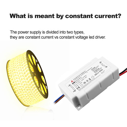 What is meant by constant current?