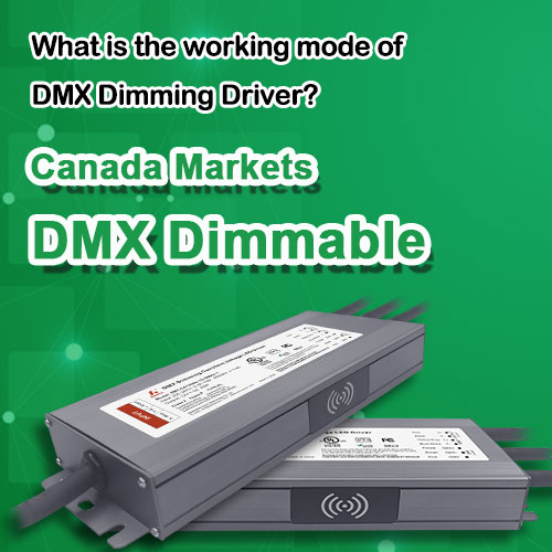 What is the working mode of DMX dimming driver?