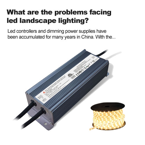 What are the problems facing led landscape lighting?